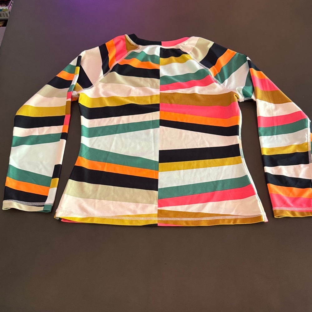 Colorful Striped rash guard. - Picture 3 of 3